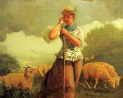 The Shepherdess of Houghton Farm - 温斯洛·荷默